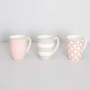 Homeware | Tipperary Crystal Gift Set Of 6 Spot & Stripe Mugs