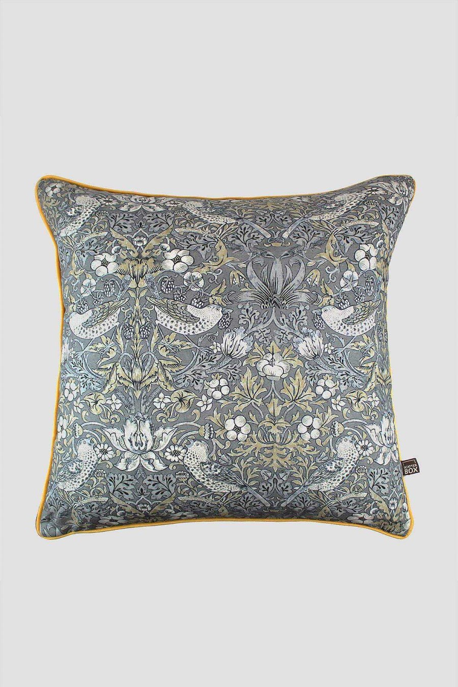 Homeware | Scatter Box Vivaldi 58X58Cm Cushion In Grey And Gold