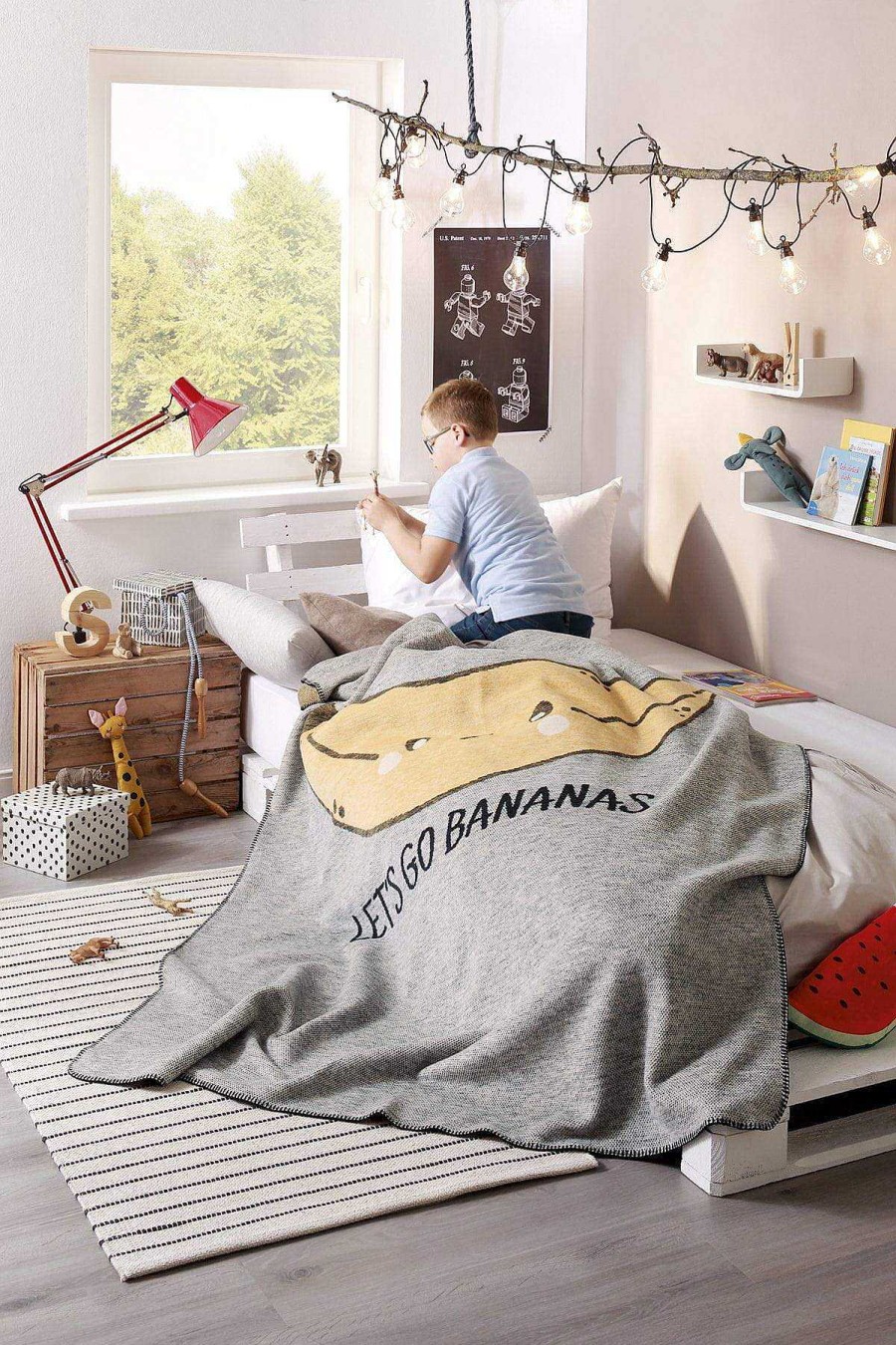 Homeware | Biederlack Let'S Go Bananas Blanket 150 X 200Cm