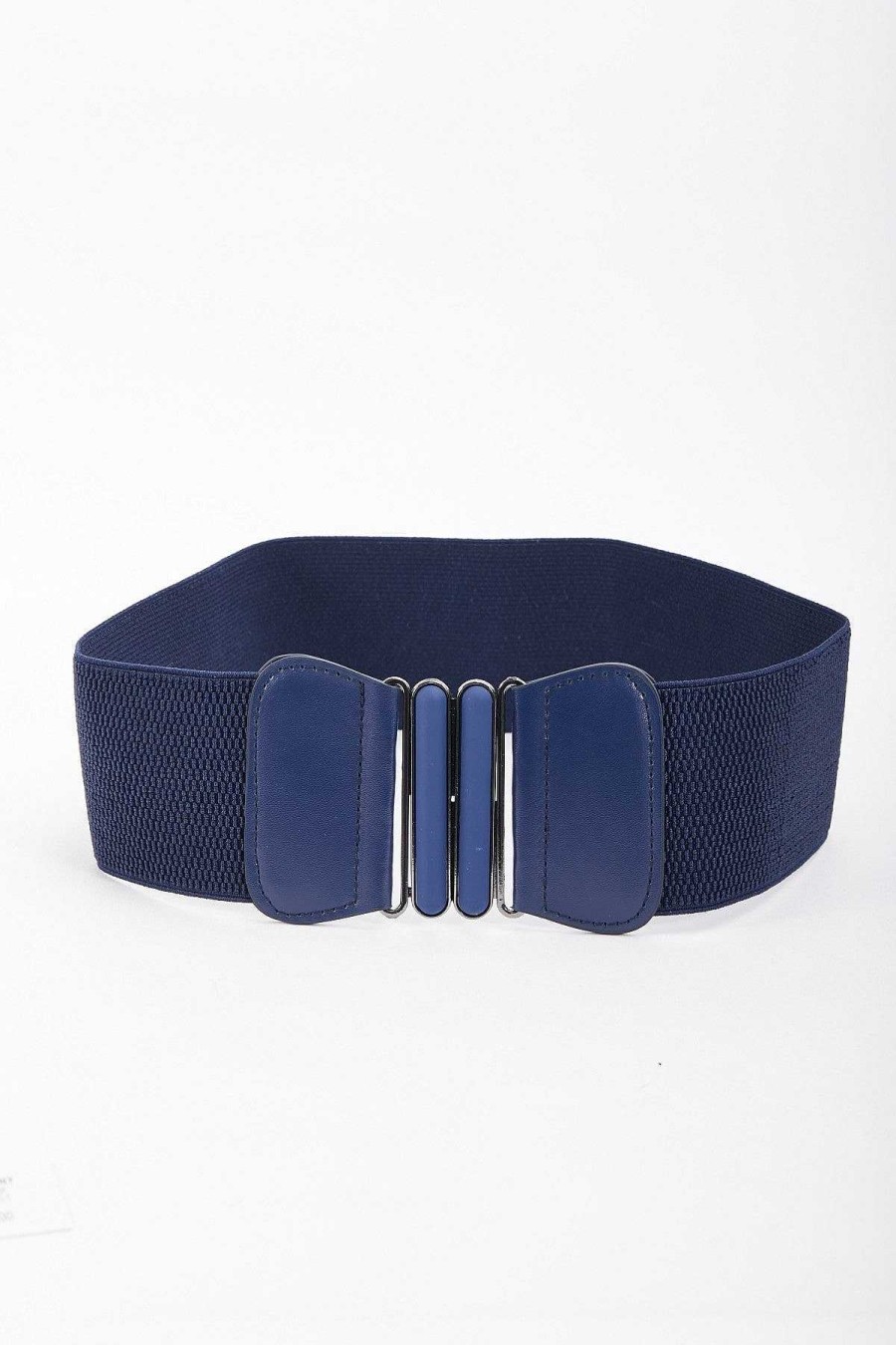 Belts | SOUL Accessories Elasticated Navy Belt