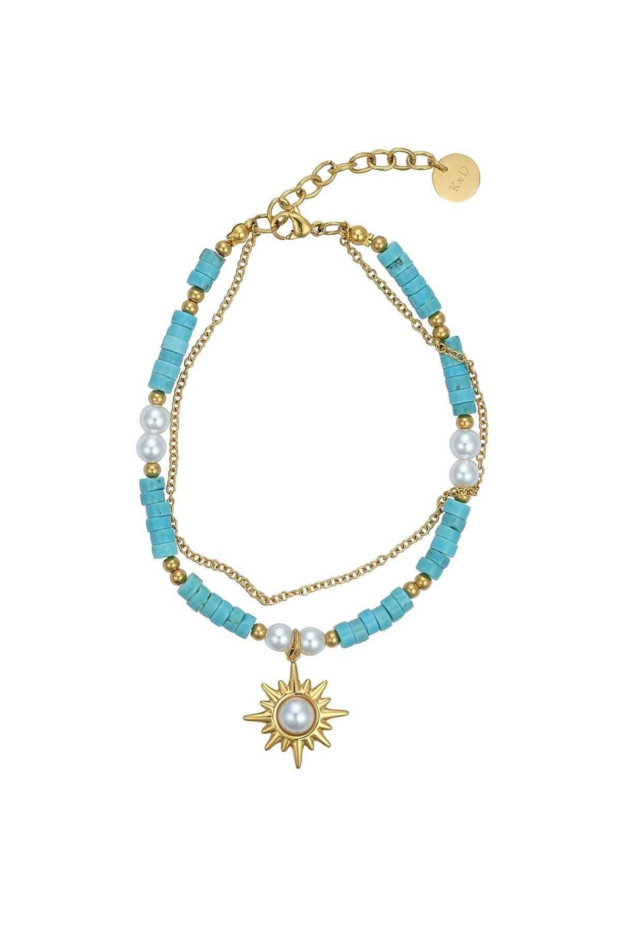 Boxed Gifts | Knight & Day Turquoise Layered Bracelet