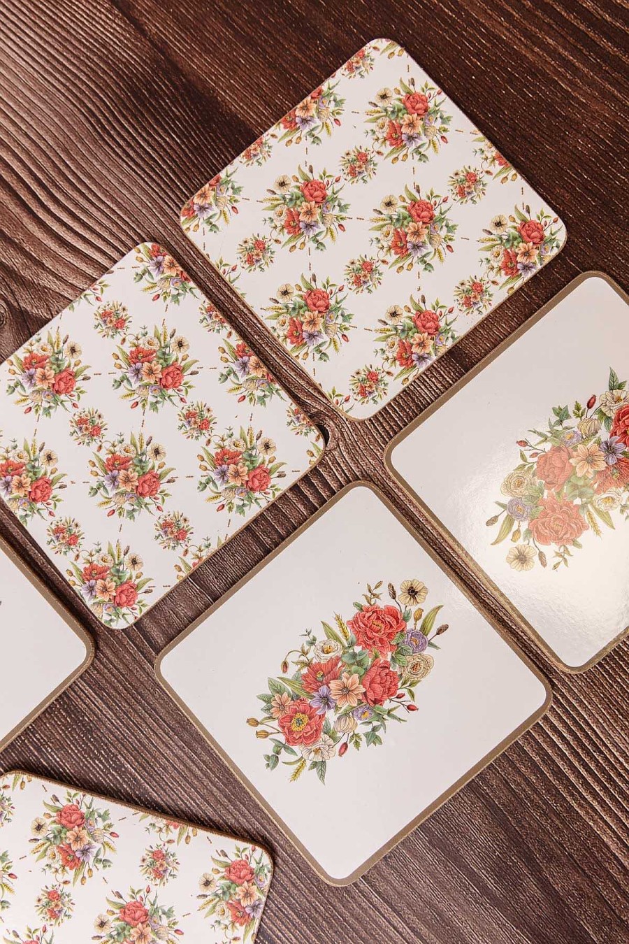 Homeware | Heritage Heritage Set Of 6 Coasters