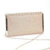 Accessories | SOUL Accessories Sparkle Pleated Front Clutch In Gold