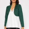 Blazers | Pala D'oro Suede Bolero In Bottle Green