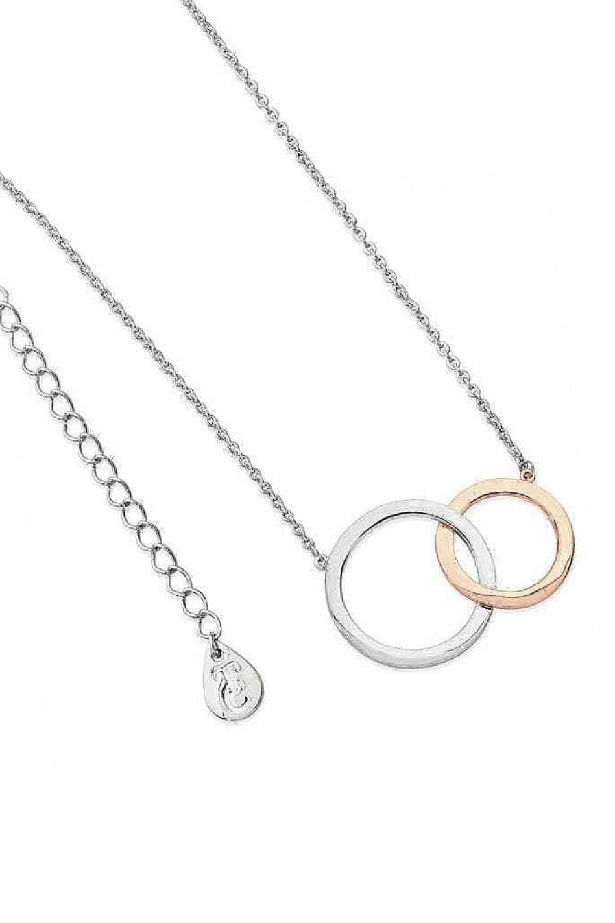 Boxed Gifts | Tipperary Crystal Jewellery Interlocking Circles Pendant In Silver