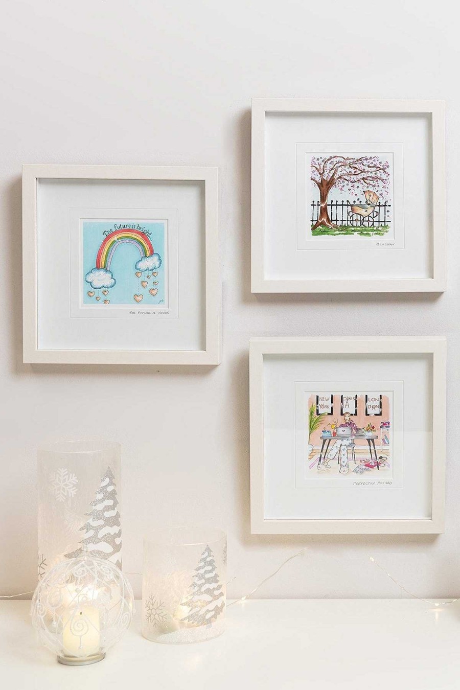 Homeware | Blue Shoe Gallery Yes To The Address Small Framed Art Print