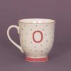 Homeware | Eclectic Alphabet Mug Dot O