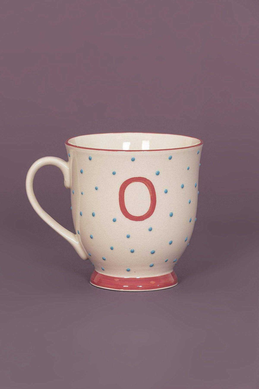 Homeware | Eclectic Alphabet Mug Dot O