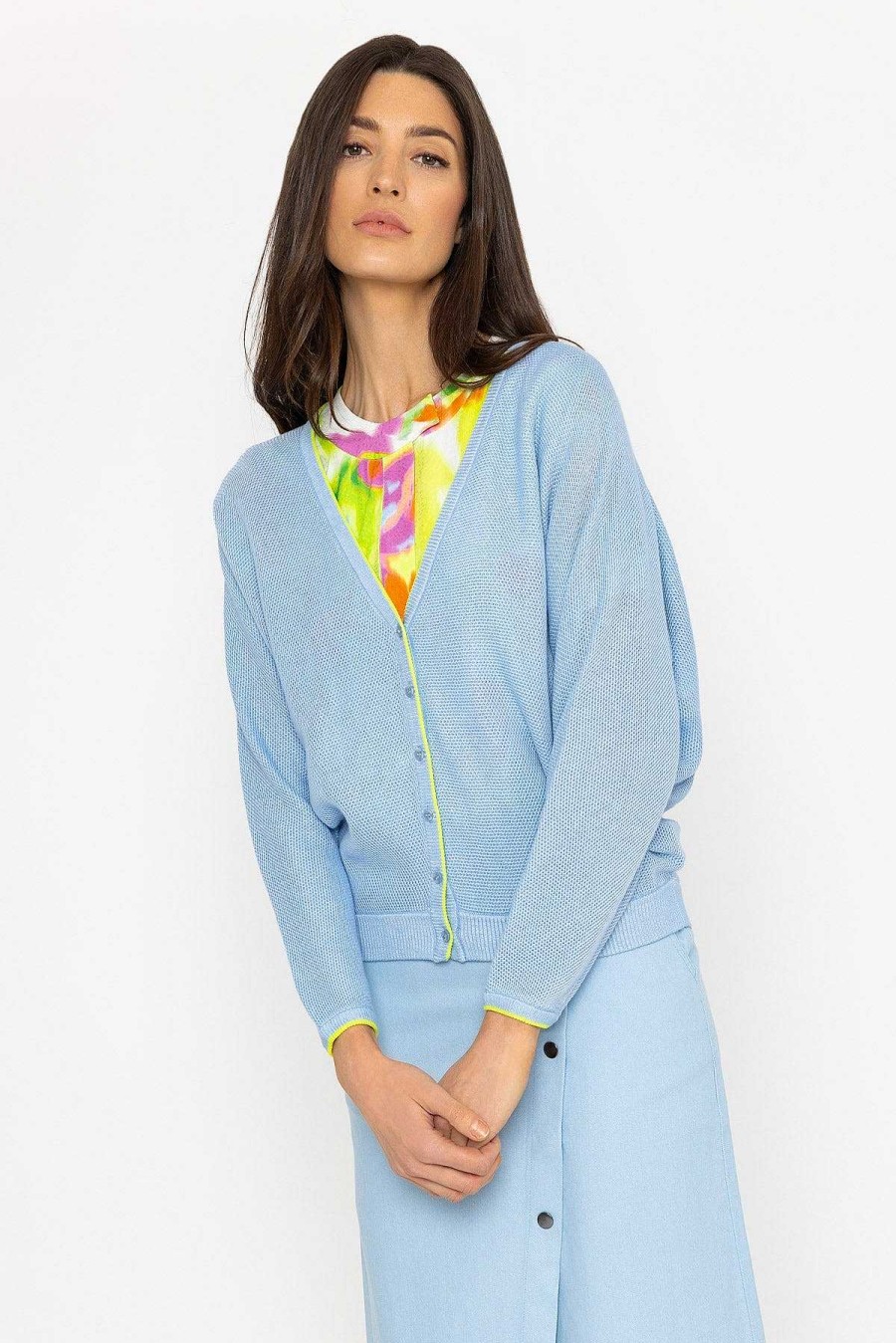 Jumpers & Cardigans | Cks Fashion Cratt Cardigan In Blue