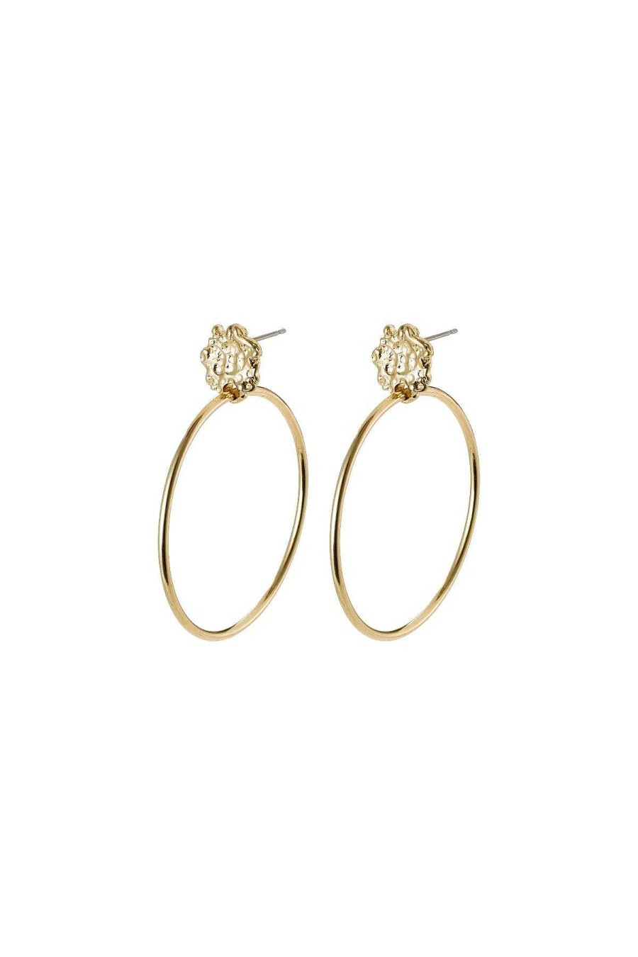 Earrings | Pilgrim Gold Plated Hoop Earrings