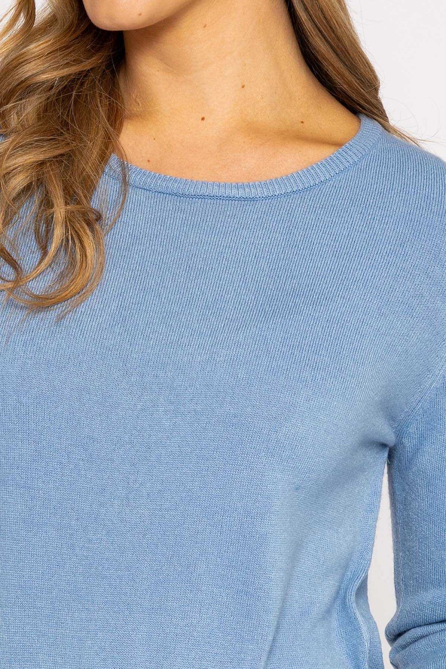 Jumpers & Cardigans | Rowen Avenue Crew Neck Cashmilon Knit In Blue