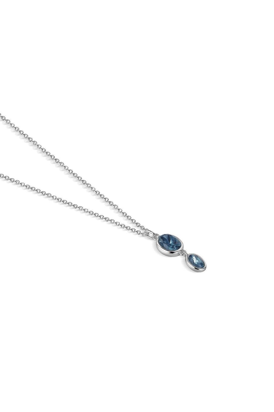 Boxed Gifts | Newbridge Silverware Jewellery Dark Blue Stone Pendant