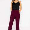 Jeans & Trousers | Rowen Avenue Cord Wide Leg Pant In Plum