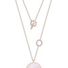 Boxed Gifts | Tipperary Crystal Jewellery Full Moon Pendant In Rose Gold