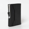 Him | C-Secure Bank Cards Protector Wallet In Black