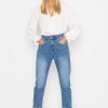 Jeans & Trousers | Pala D'oro Classic High Waisted Denim Jeans