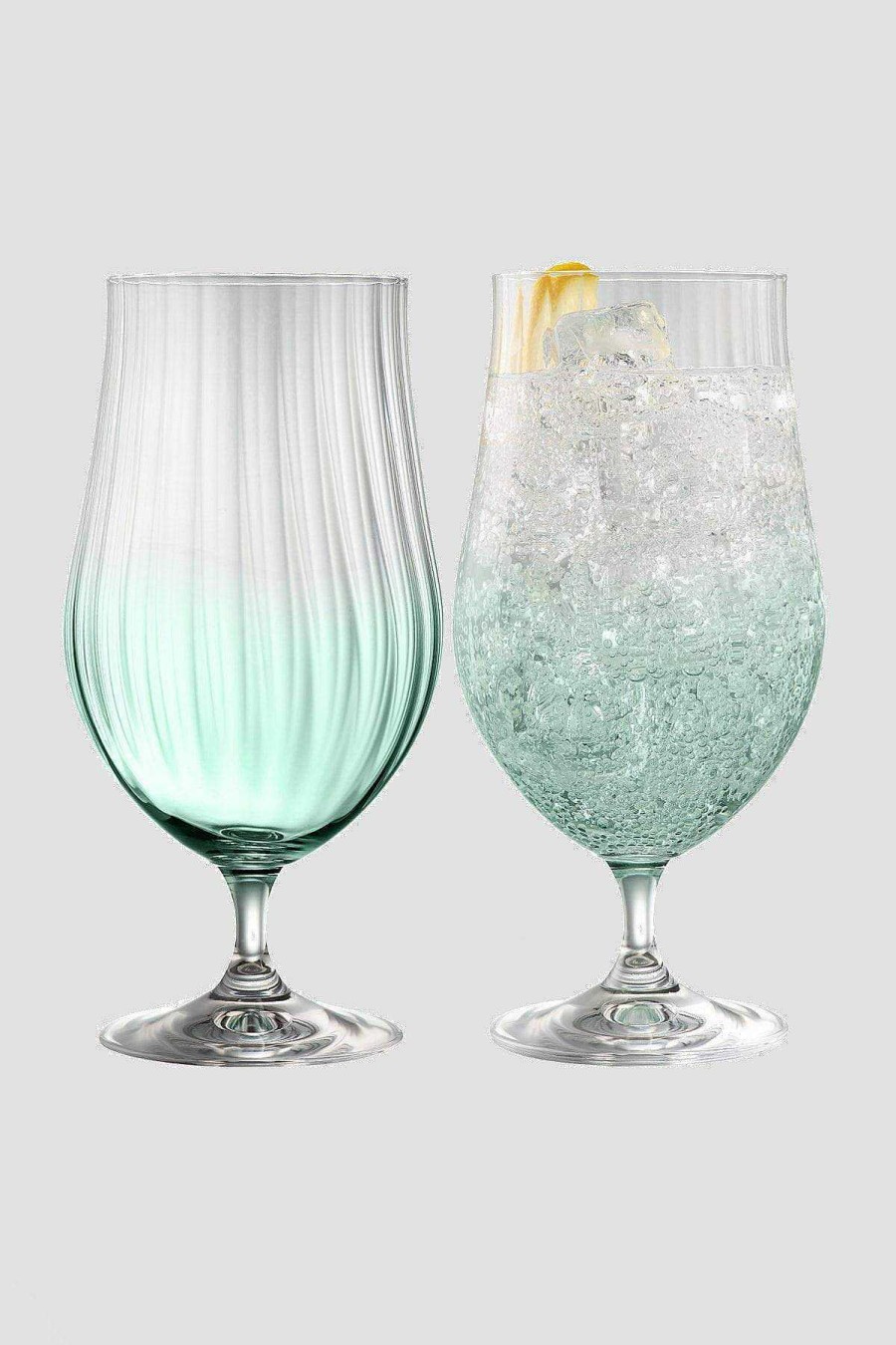 Glassware | Galway Crystal Erne Aqua Craft Beer & Cocktail Glass Set