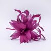 Fascinators | SOUL Accessories Flower Fascinator In Plum