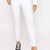 Jeans & Trousers | Kalisson Frayed Hem Jeans In White