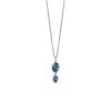 Boxed Gifts | Newbridge Silverware Jewellery Dark Blue Stone Pendant