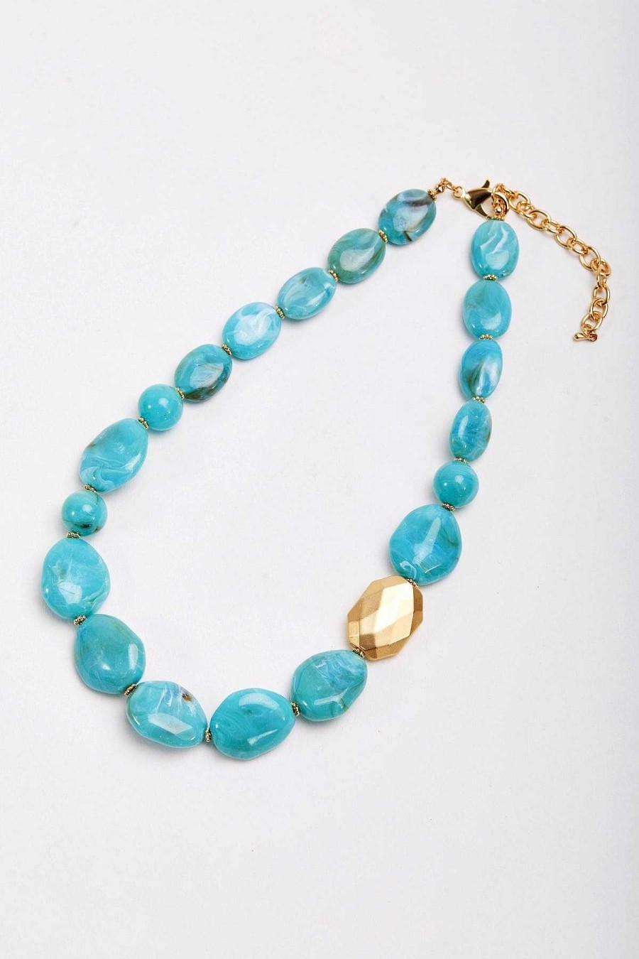 Necklaces | Soul Jewellery Large Beaded Blue Necklace