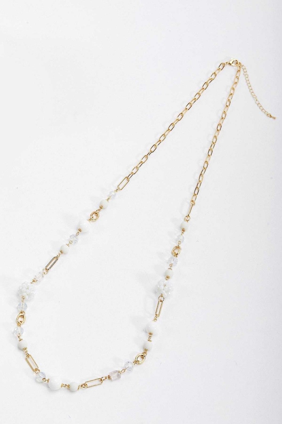 Necklaces | Soul Jewellery White And Gold Long Necklace