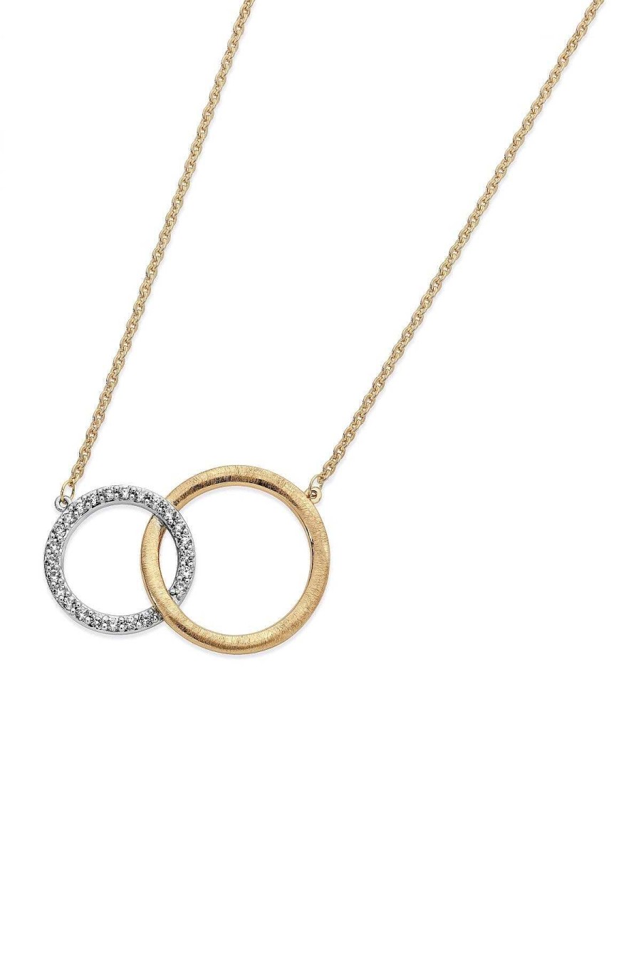 Boxed Gifts | Tipperary Crystal Jewellery Matt & Pave Circles Pendant