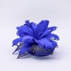 Fascinators | SOUL Accessories Feather And Flower Fascinator In Cobalt