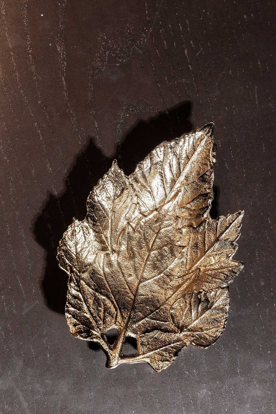 Homeware | Atticus & Stone Antique Brass Leaf Platter