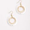 Earrings | Soul Jewellery Silver And Gold Circle Earrings