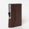 Accessories | C-Secure Bank Cards Protector Wallet In Dark Brown