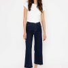 Jeans & Trousers | Oraije Denim Cropped Wide Leg Jeans