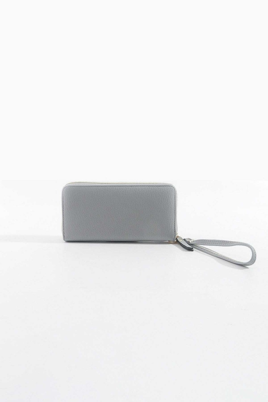 Accessories | SOUL Accessories Front Zip Purse In Grey