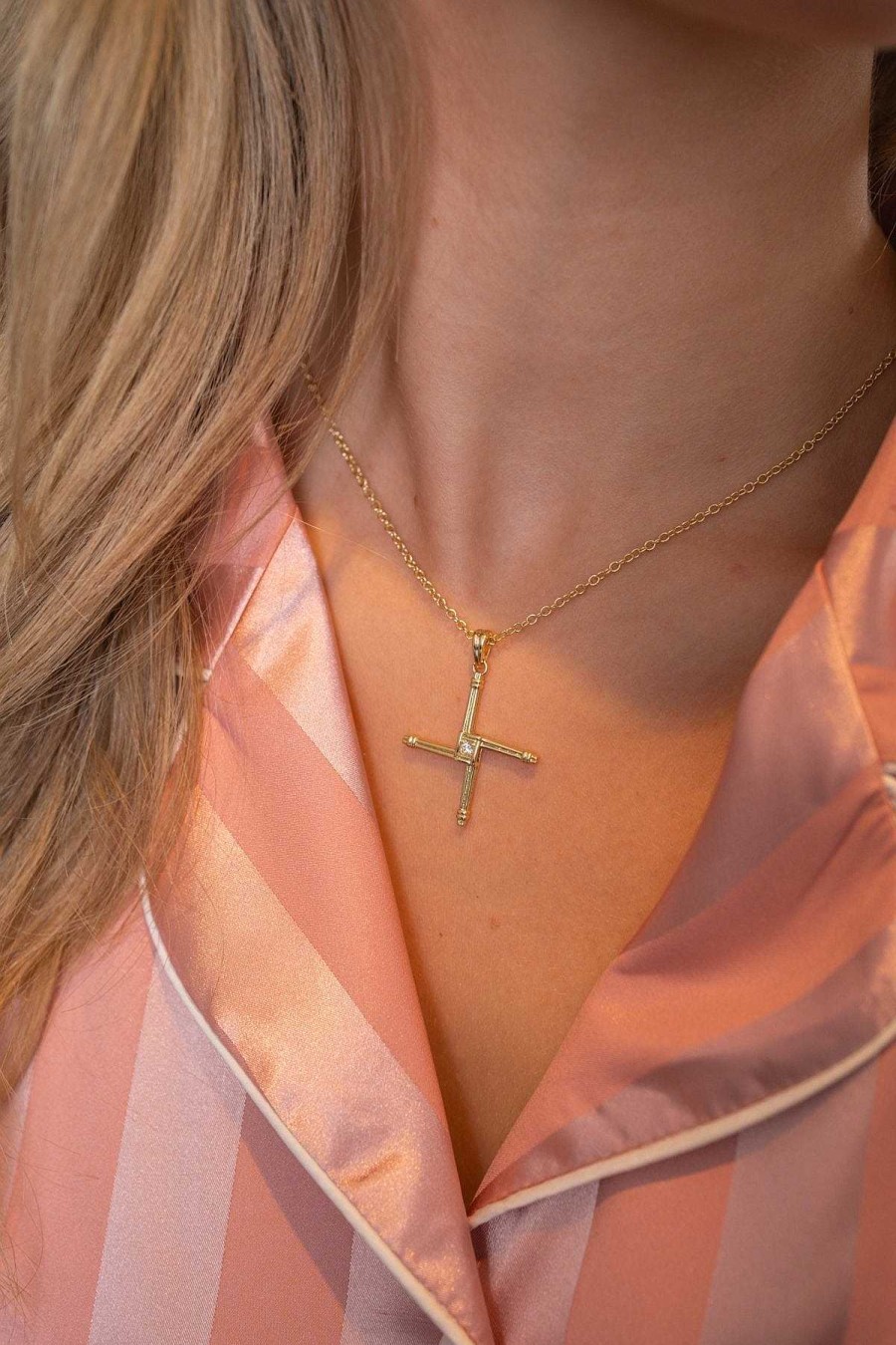 As Seen On Social | Cherish St. Brigids Cross In Gold