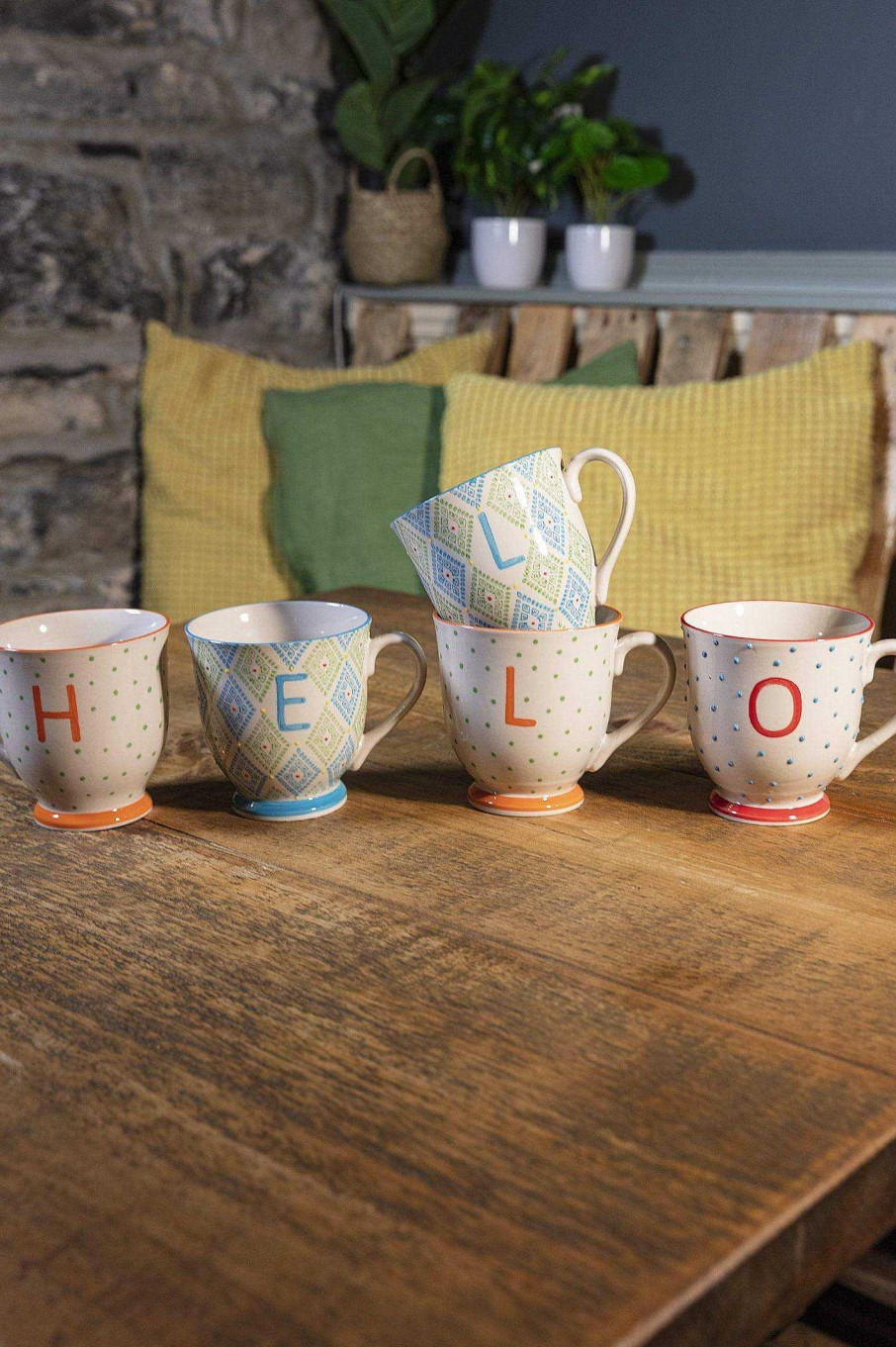 Homeware | Eclectic Eclectic Alphabet Mug E