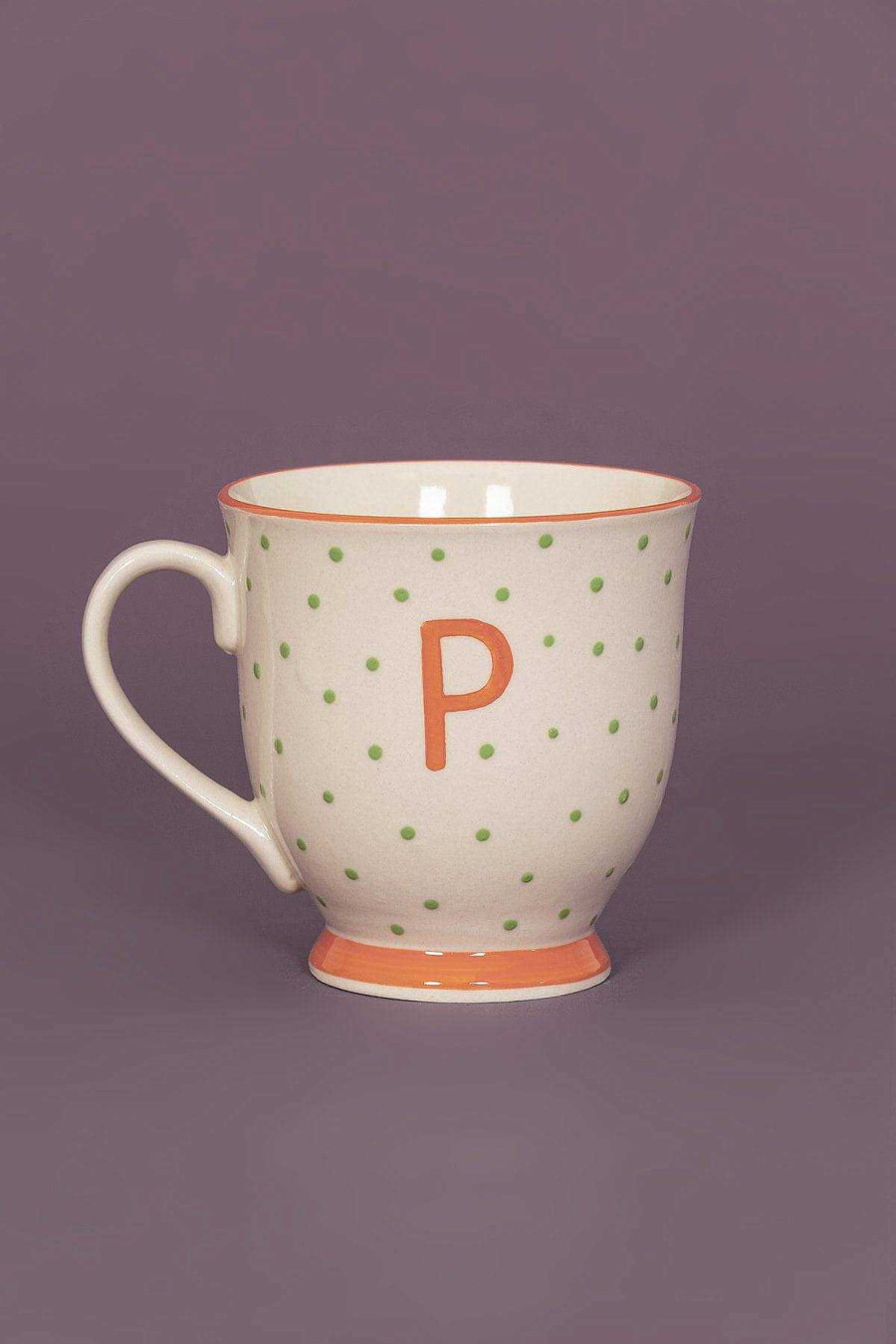 Homeware | Eclectic Alphabet Mug Dot P