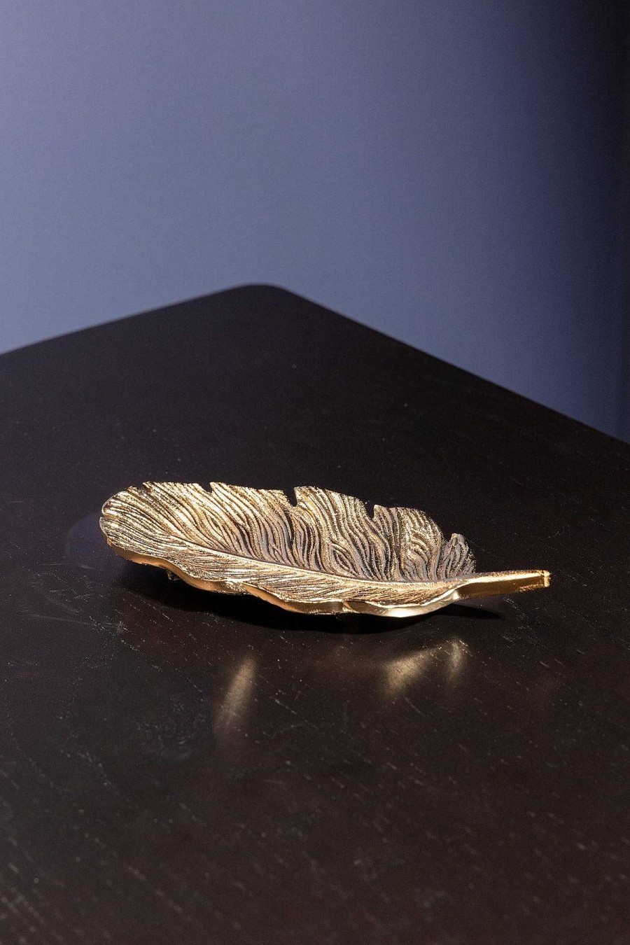 Homeware | Atticus & Stone Gold Feather Platter