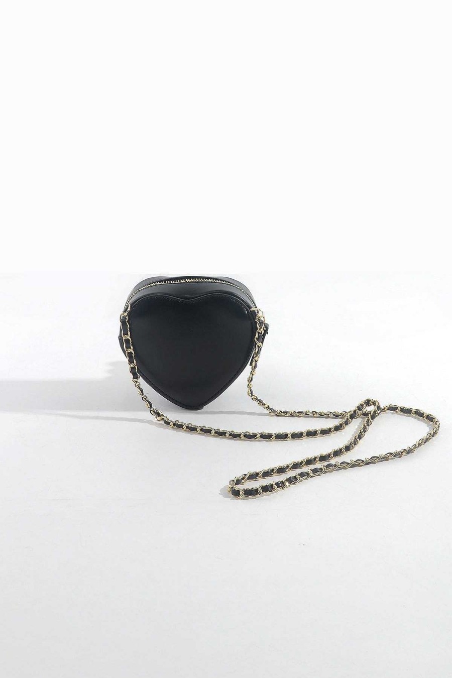 Accessories | SOUL Accessories Black Heart Crossbody Bag