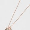 Jewellery | Cherish W Initial Necklace In Rose Gold