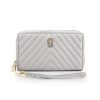 Accessories | Tipperary Crystal Bags Bordeaux Quilted Purse In Grey