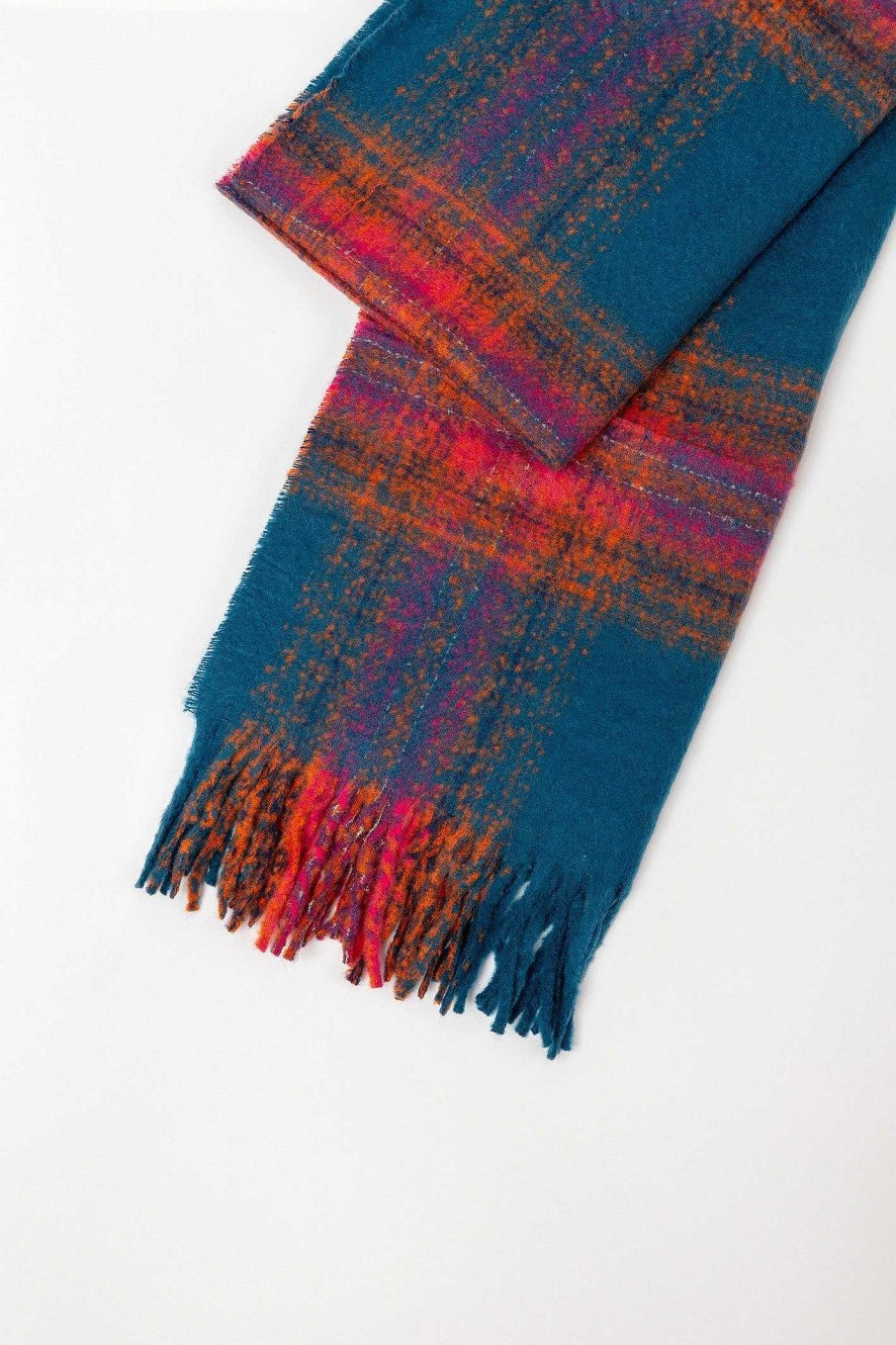 Accessories | SOUL Accessories Check Scarf In Navy