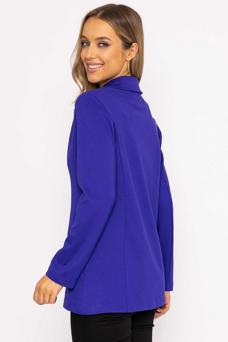 Blazers | Rowen Avenue Stretch Twill Blazer In Purple