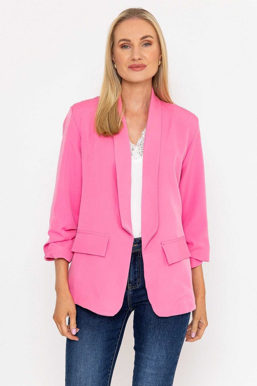 Blazers | Pala D'oro Classic Blazer In Pink