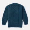 Jumpers & Cardigans | Aran Woollen Mills Kids Aran Jumper In Blue