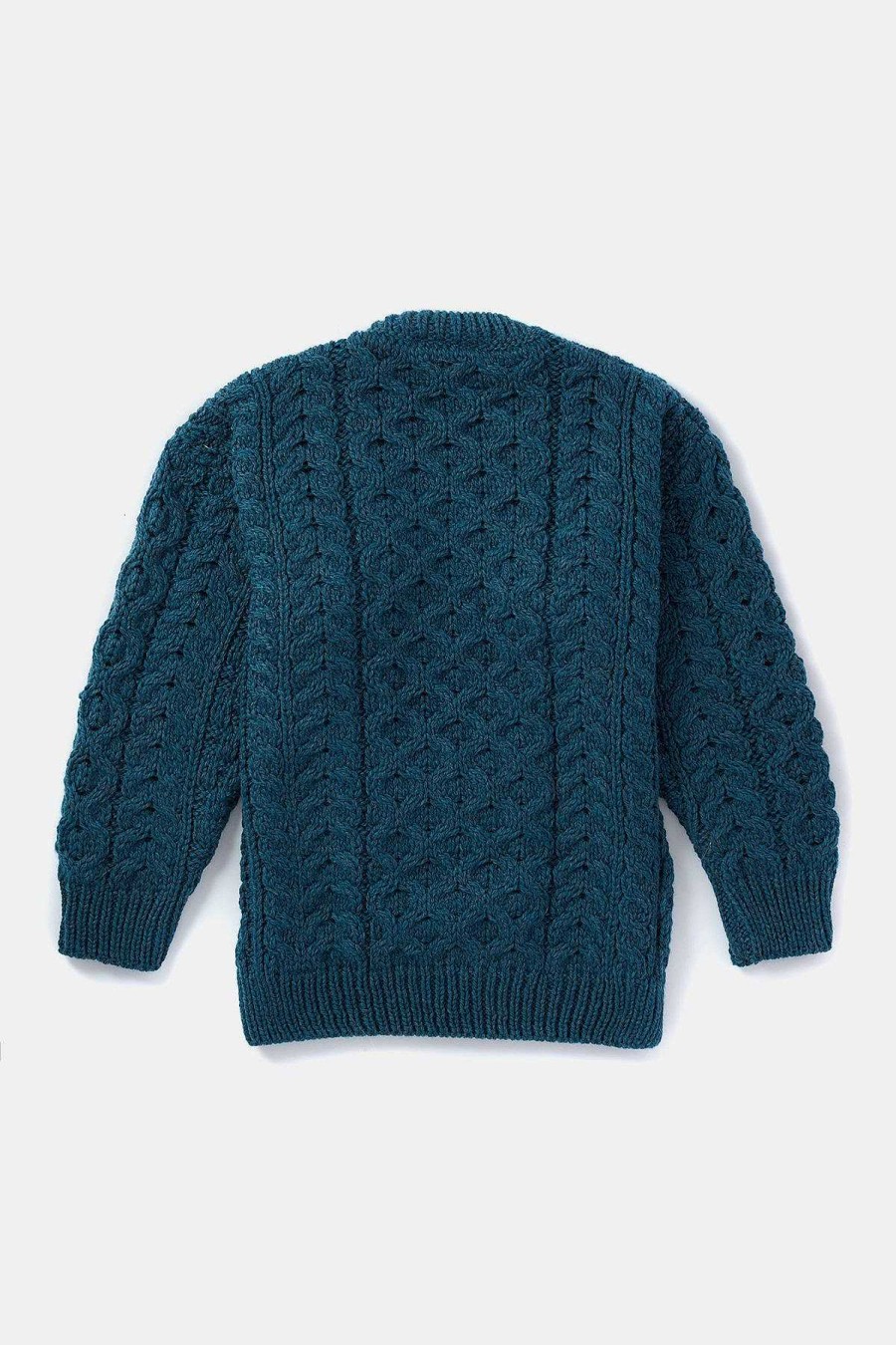 Jumpers & Cardigans | Aran Woollen Mills Kids Aran Jumper In Blue