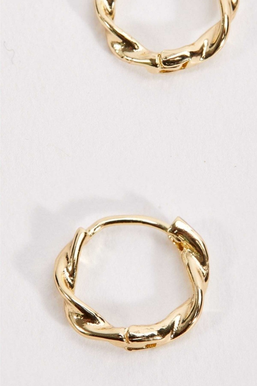 April Edit | Soul Jewellery Gold Tone Twist Hoop Earrings