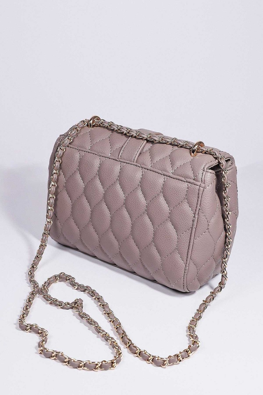 Her | SOUL Accessories Quilted Petite Crossbody In Mink