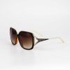 As Seen On Social | SOUL Accessories Black And Brown Contrast Arm Sunglasses