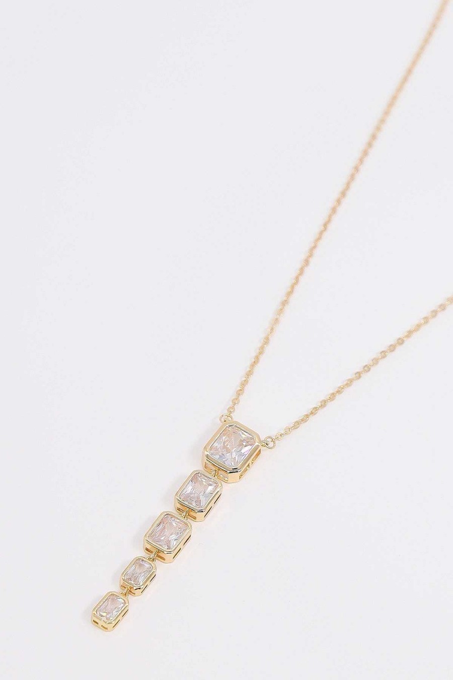 Necklaces | Soul Jewellery Square Drop Necklace