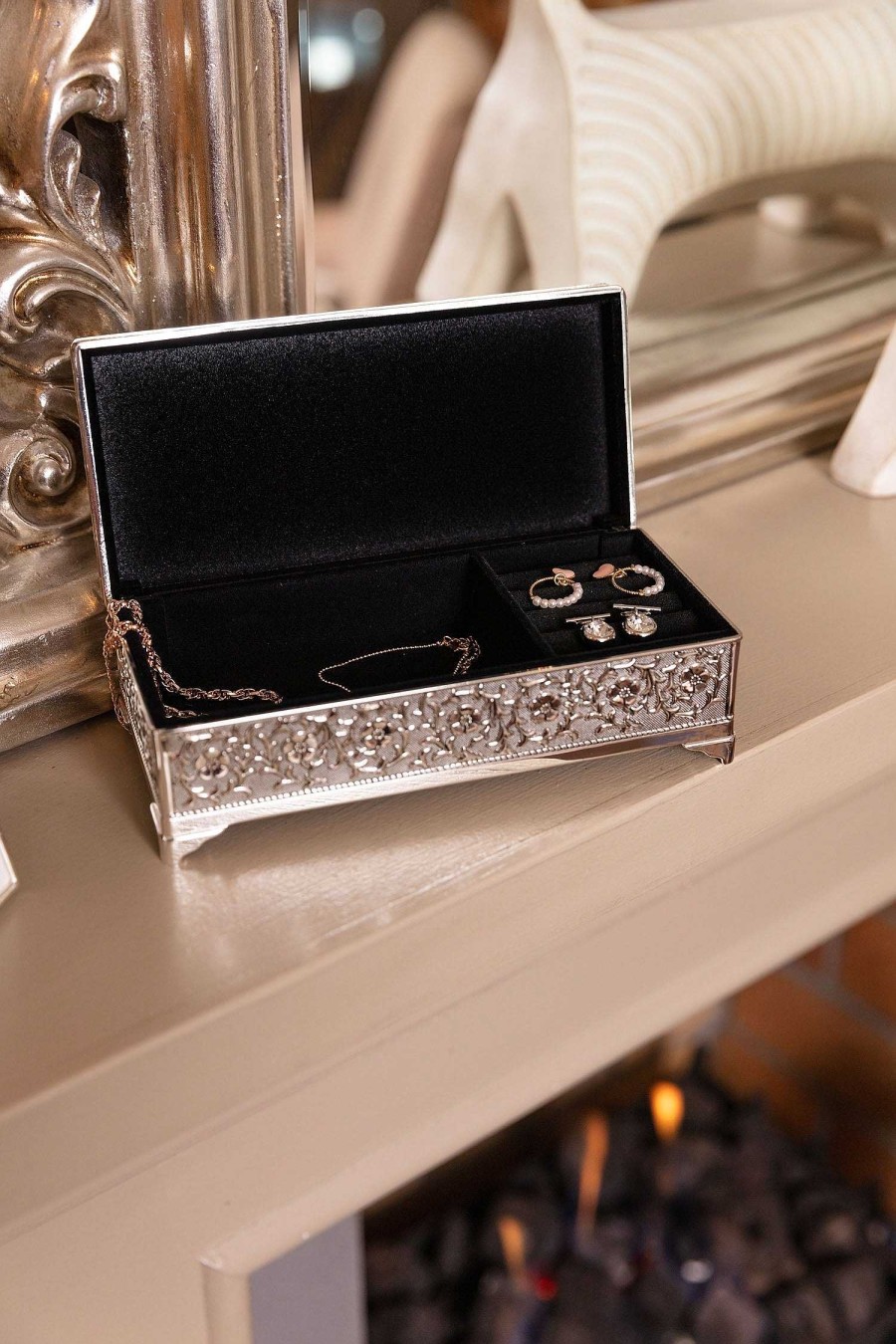 Homeware | Carraig Donn Living Silver Jewellery Box